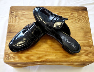 Black Patent Corkys
