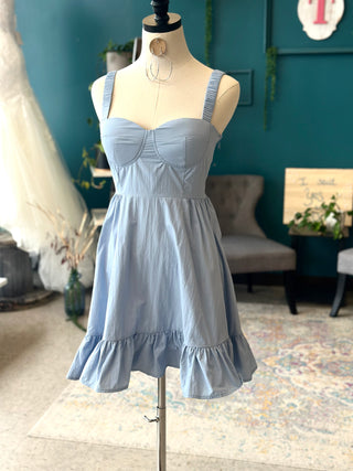 Blue Babydoll Dress