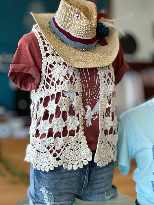 Jenny Crochet Vest