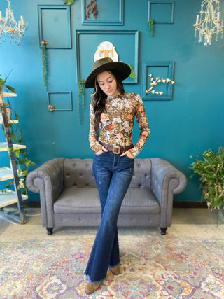Flower Child Sheer Long Sleeve