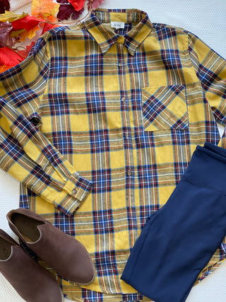 Blair button down flannel