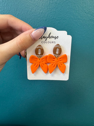 Football & Bowes Earrings