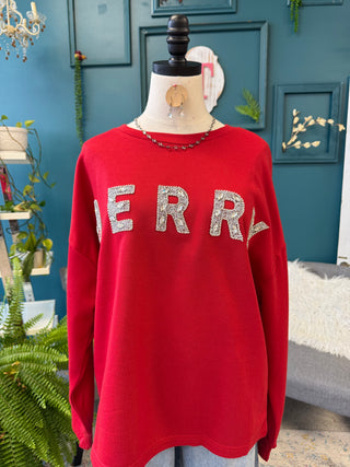Merry Glitter Pullover