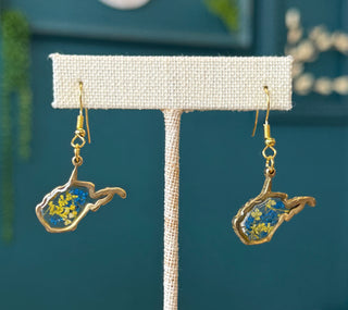 Botanical WV Earrings—Gold