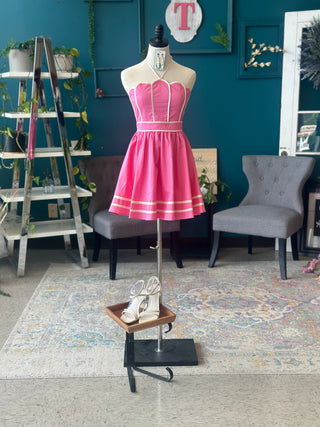 Pink Scalloped Dress