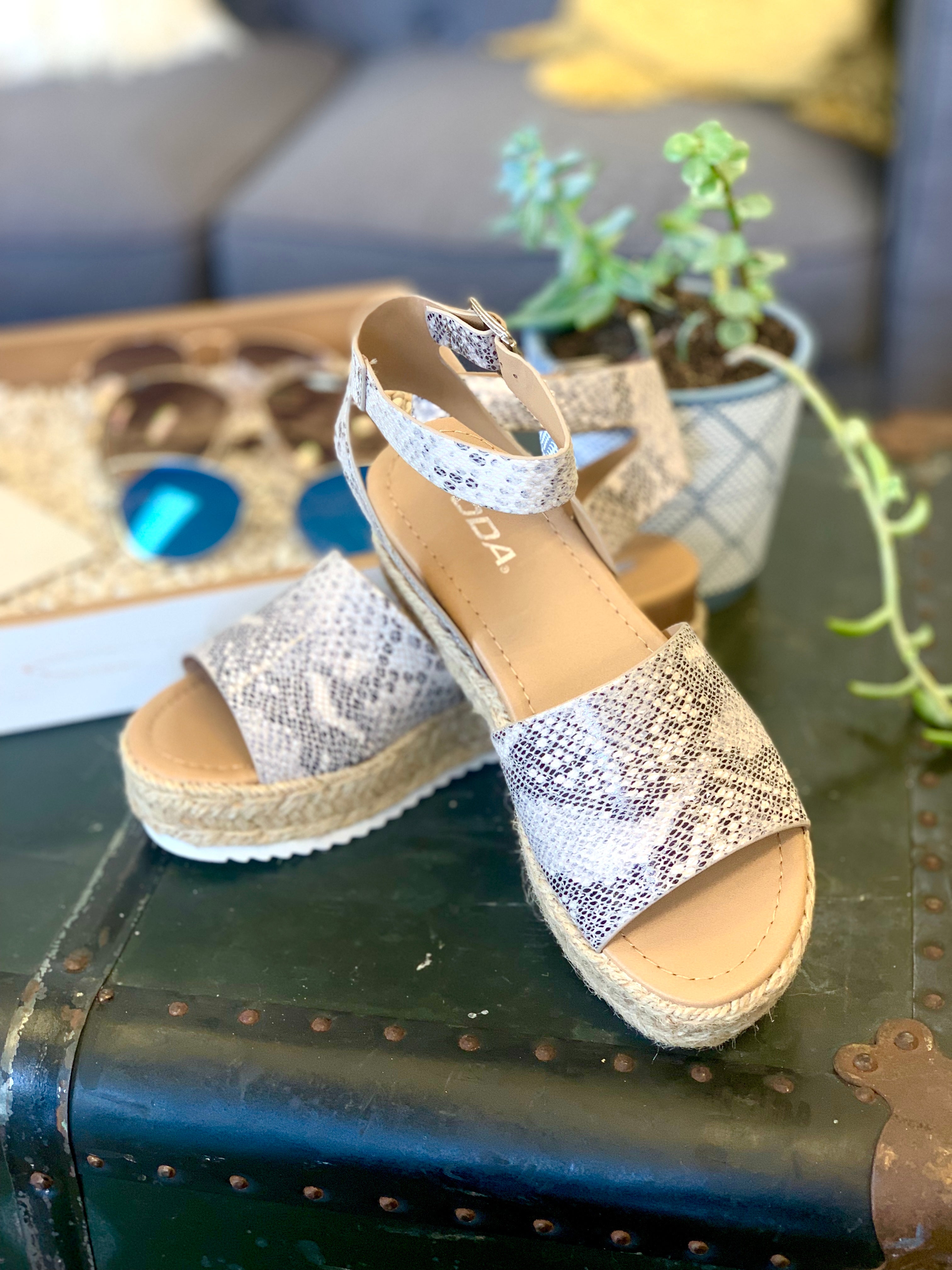 Python Sandals Slides Python Platform Sandal – Tennile's Boutique and Formals