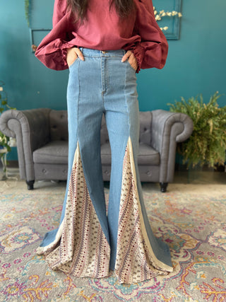 Wisteria Bell Bottoms