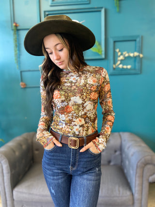 Flower Child Sheer Long Sleeve